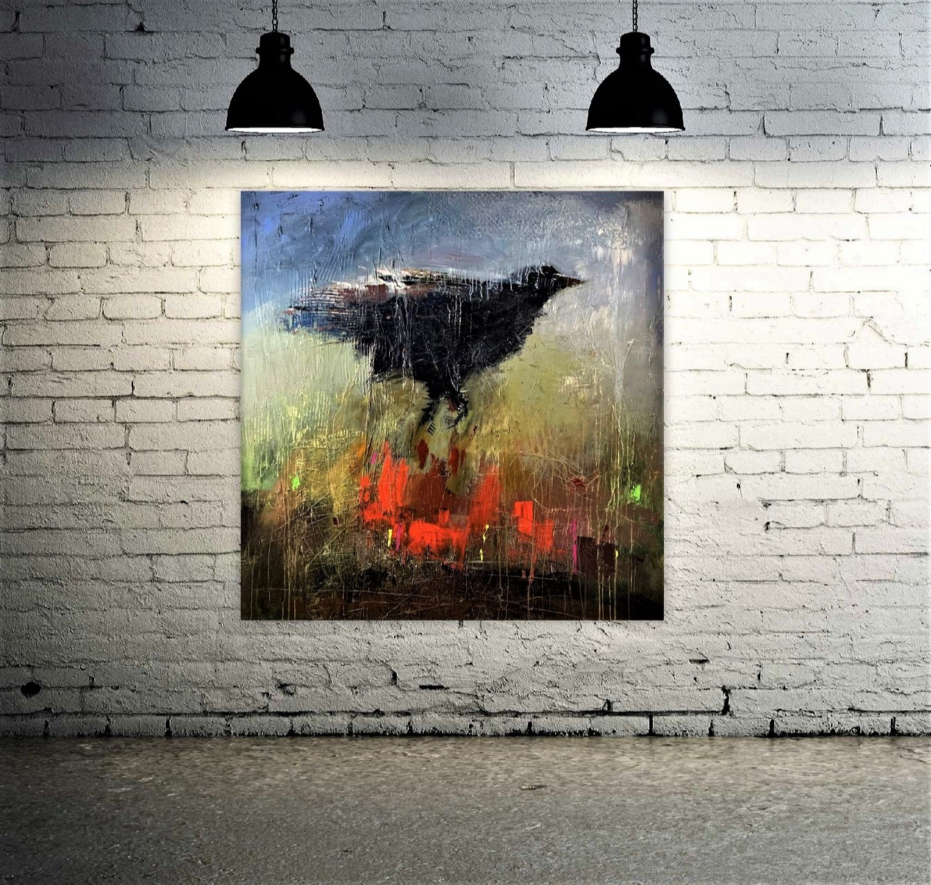 Based on the poem Blacksmith Hammered Rooks Murmured.