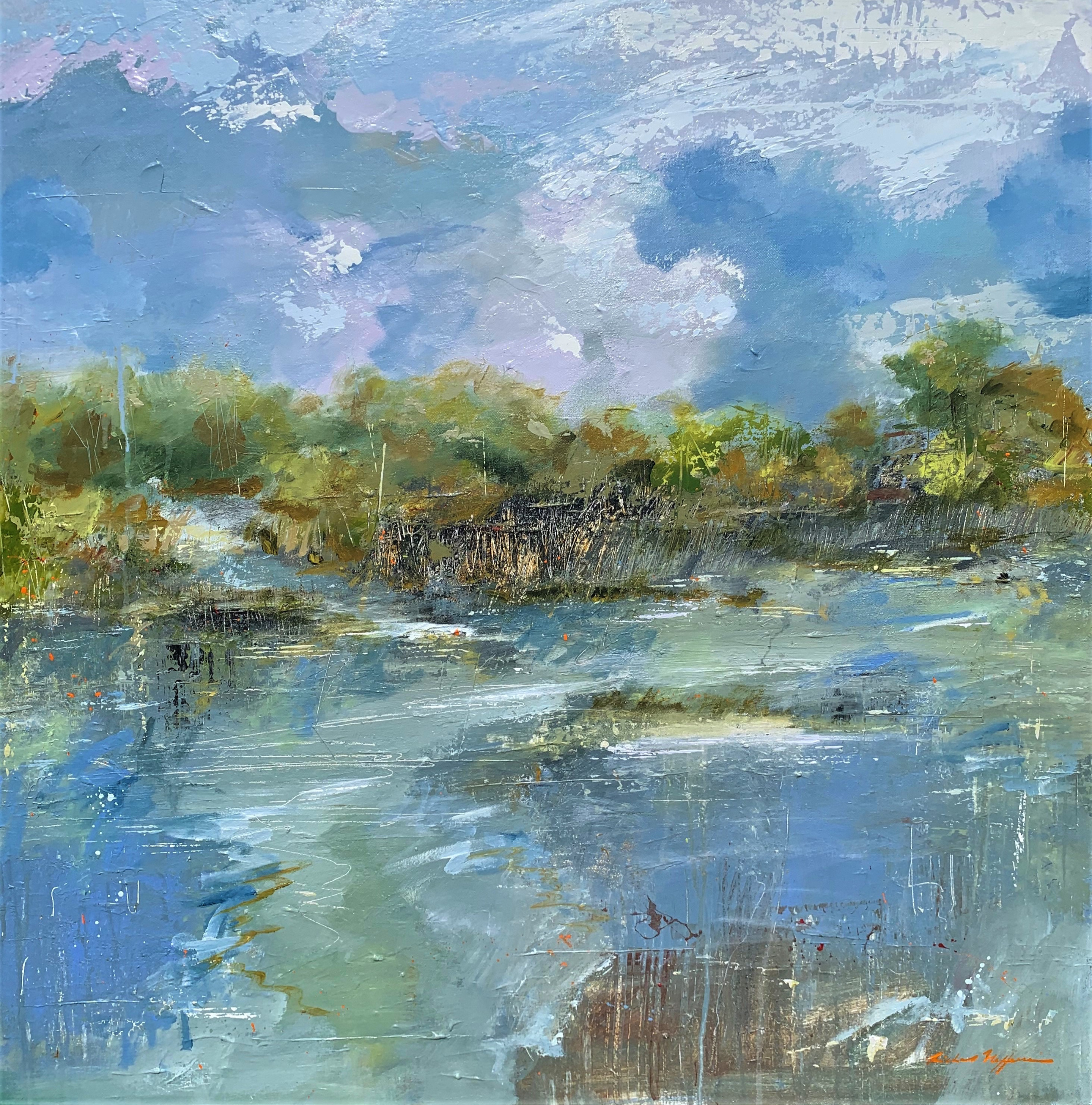 "North Carolina Marsh" 36"x36", oil on canvas.