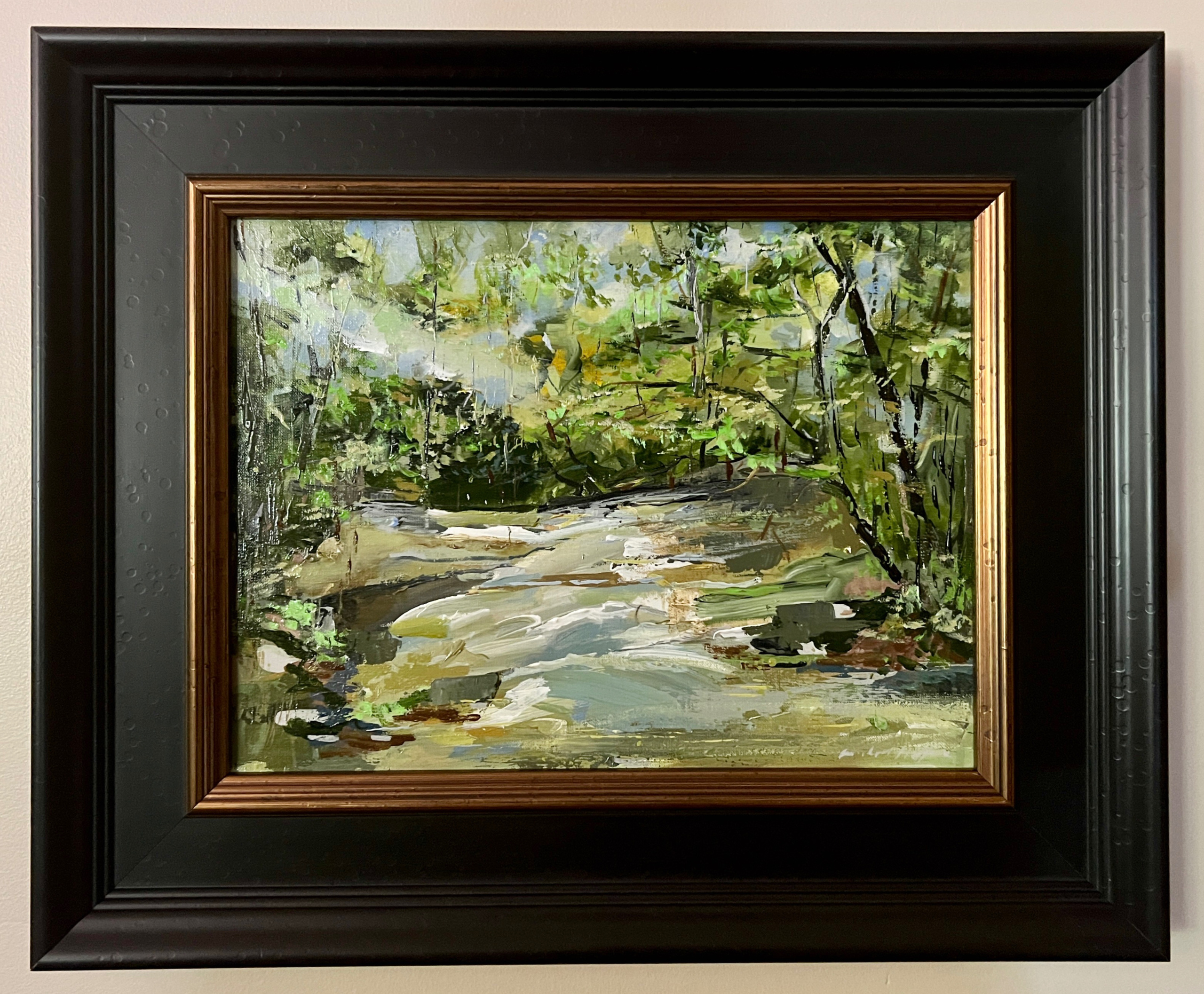 "Dick's Creek" 16"x20", en plein air, oil on linen.