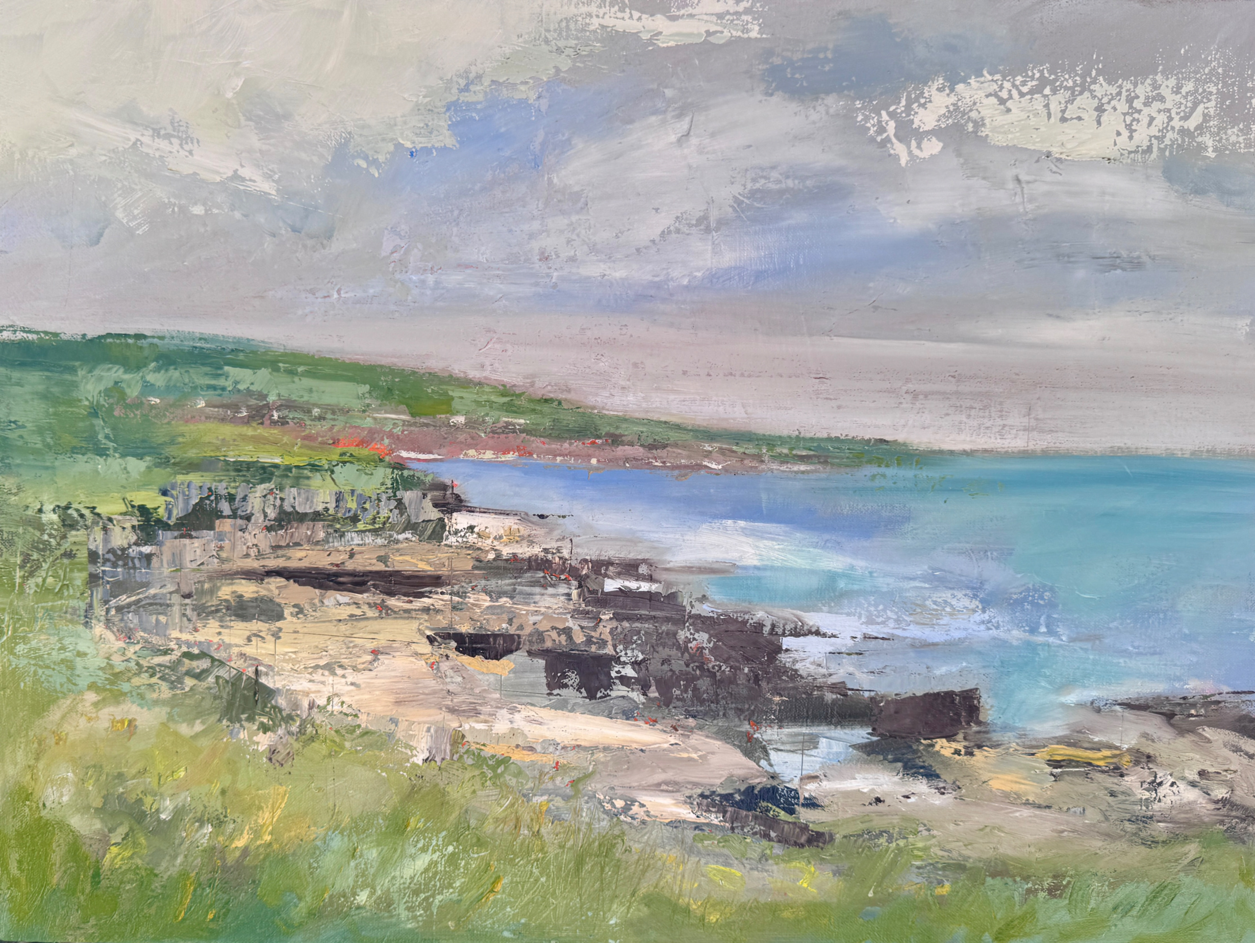 Inishmore, Aran Islands, County Galway, Ireland. 18" x 24" , oil on Belgium linen. (sold)