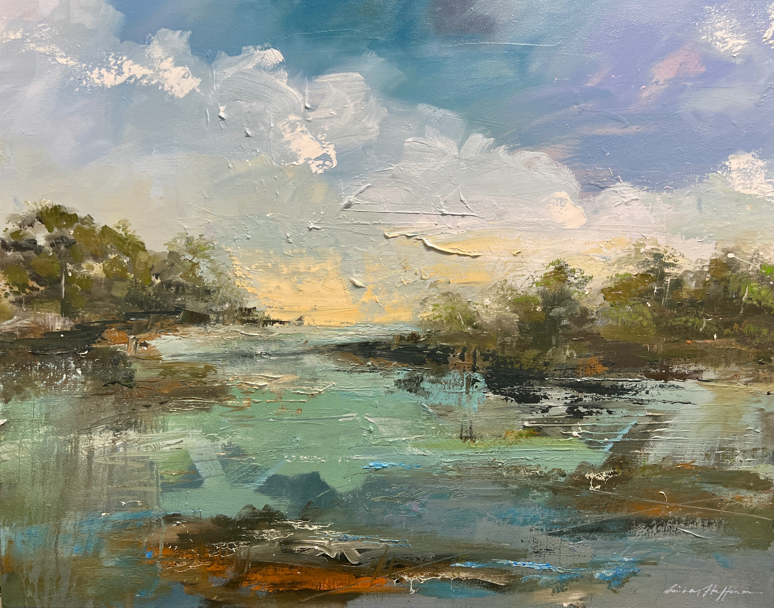 "Inlet" 24"x30" oil on canvas. (sold)